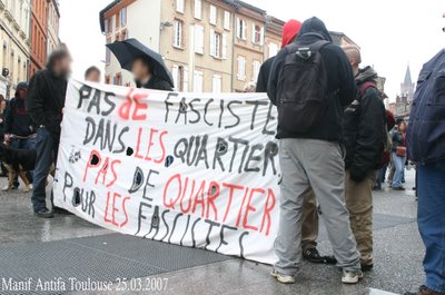 Manif antif Toulouse 25 mars 2007